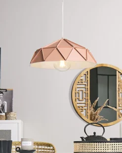 Hangeleuchte Rosa Geometrisch Senia