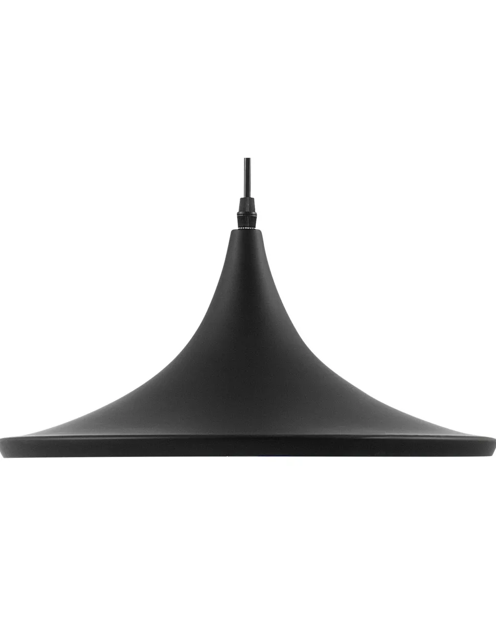 Hangeleuchte Schwarz / Gold Kegelform Yamuna