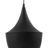 Hangeleuchte Schwarz / Gold Glockenform Fraser