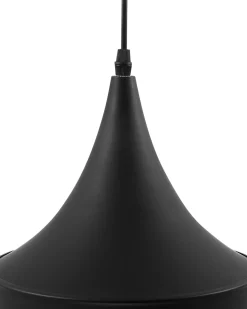Hangeleuchte Schwarz / Gold Glockenform Fraser