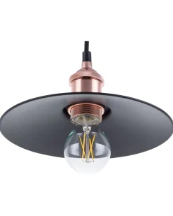 Hangeleuchte Schwarz / Kupfer Kegelform Swift S