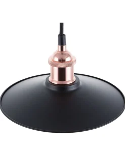 Hangeleuchte Schwarz / Kupfer Kegelform Swift S