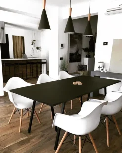 Hangeleuchte Schwarz / Kupfer Kegelform Tagus