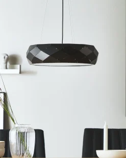 Hangeleuchte Schwarz 3-Flammig Geometrisch Cesano