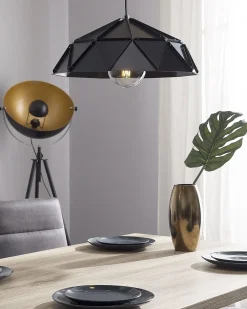 Hangeleuchte Schwarz Geometrisch Senia