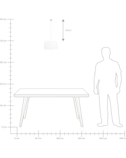 Hangeleuchte Weis / Kupfer Glockenform Kallar