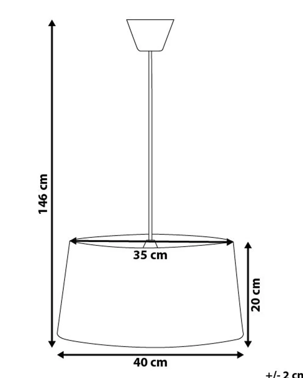 Hangeleuchte Weis / Kupfer Glockenform Kallar