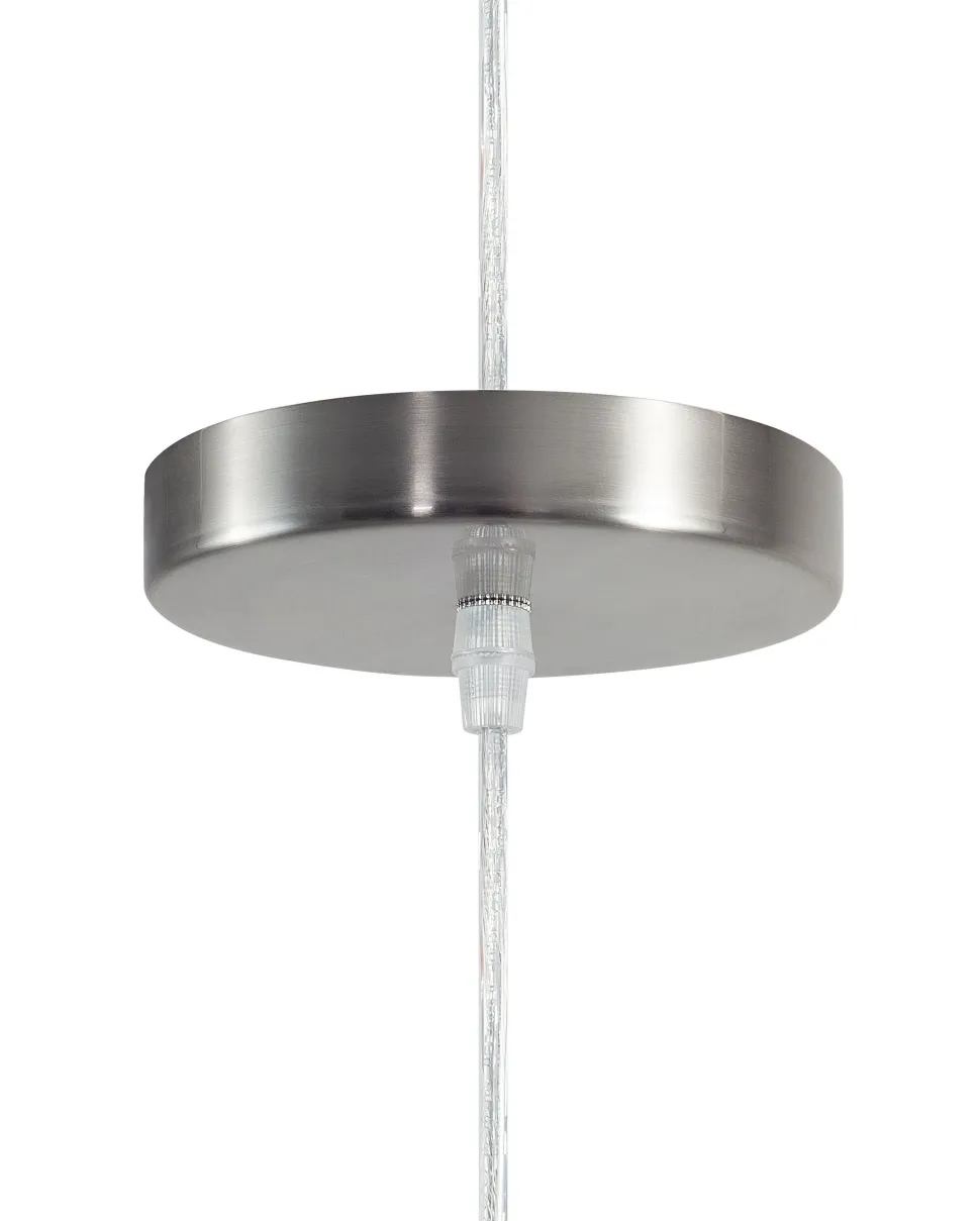 Hangeleuchte Weis / Silber Glockenform Narmada