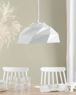 Hangeleuchte Weis Geometrisch Rubicon