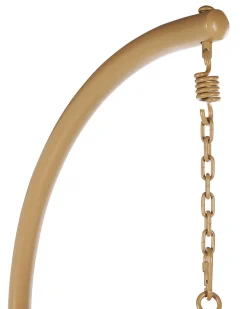 Hangesessel Mit Gestell O 102 Cm Rattan / Flechtseil Naturlich Alba