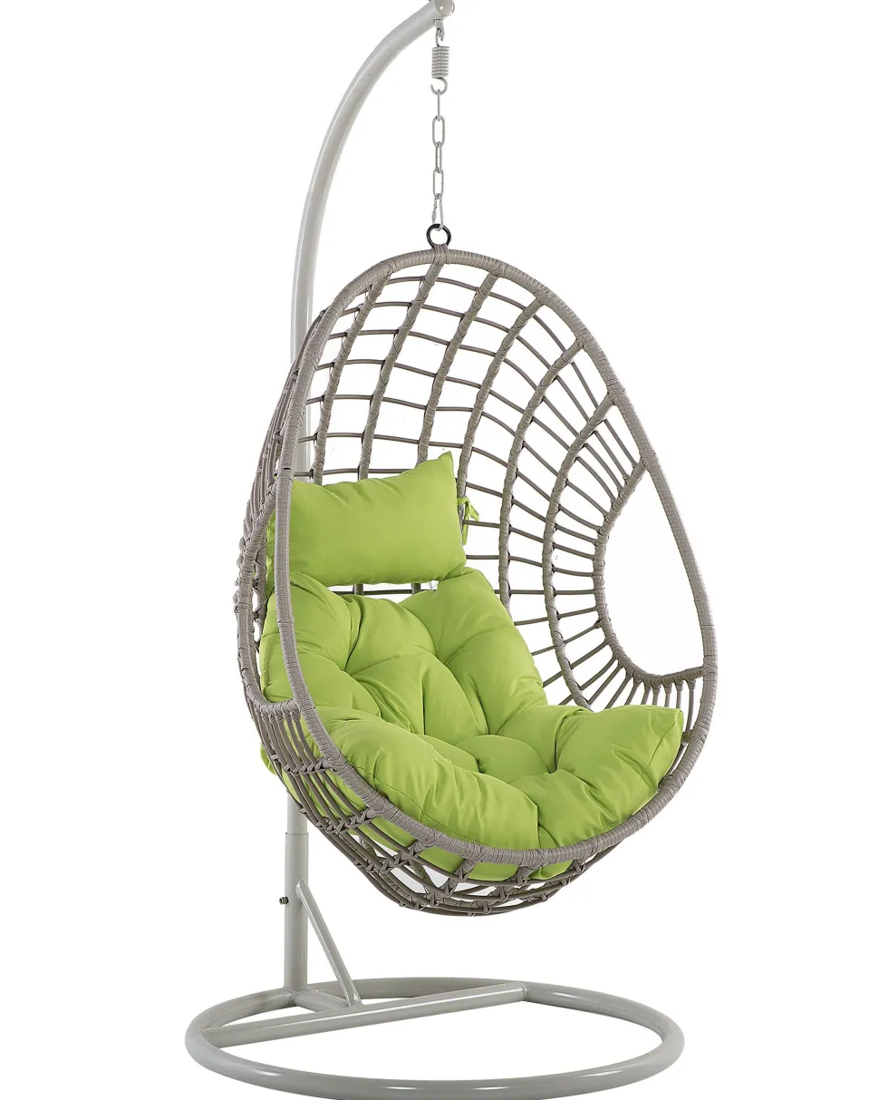 Hangesessel Mit Gestell O 96 Cm Rattan Taupe Arpino