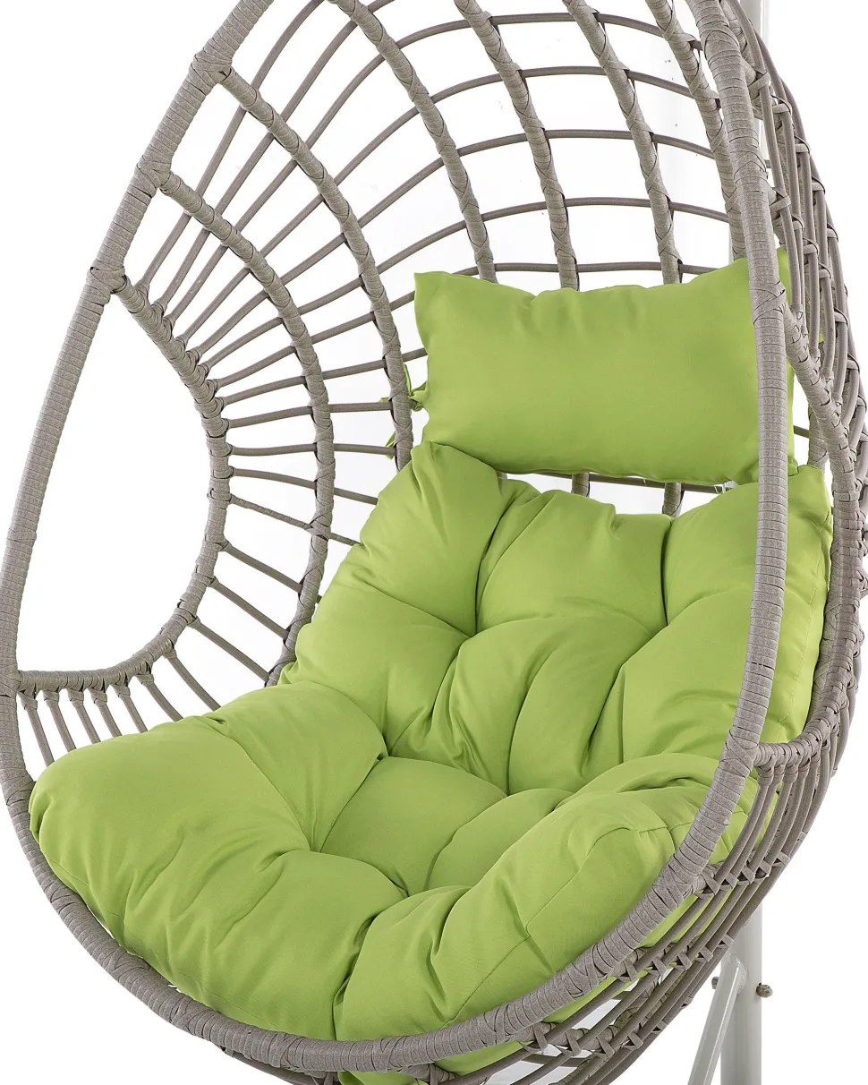 Hangesessel Mit Gestell O 96 Cm Rattan Taupe Arpino