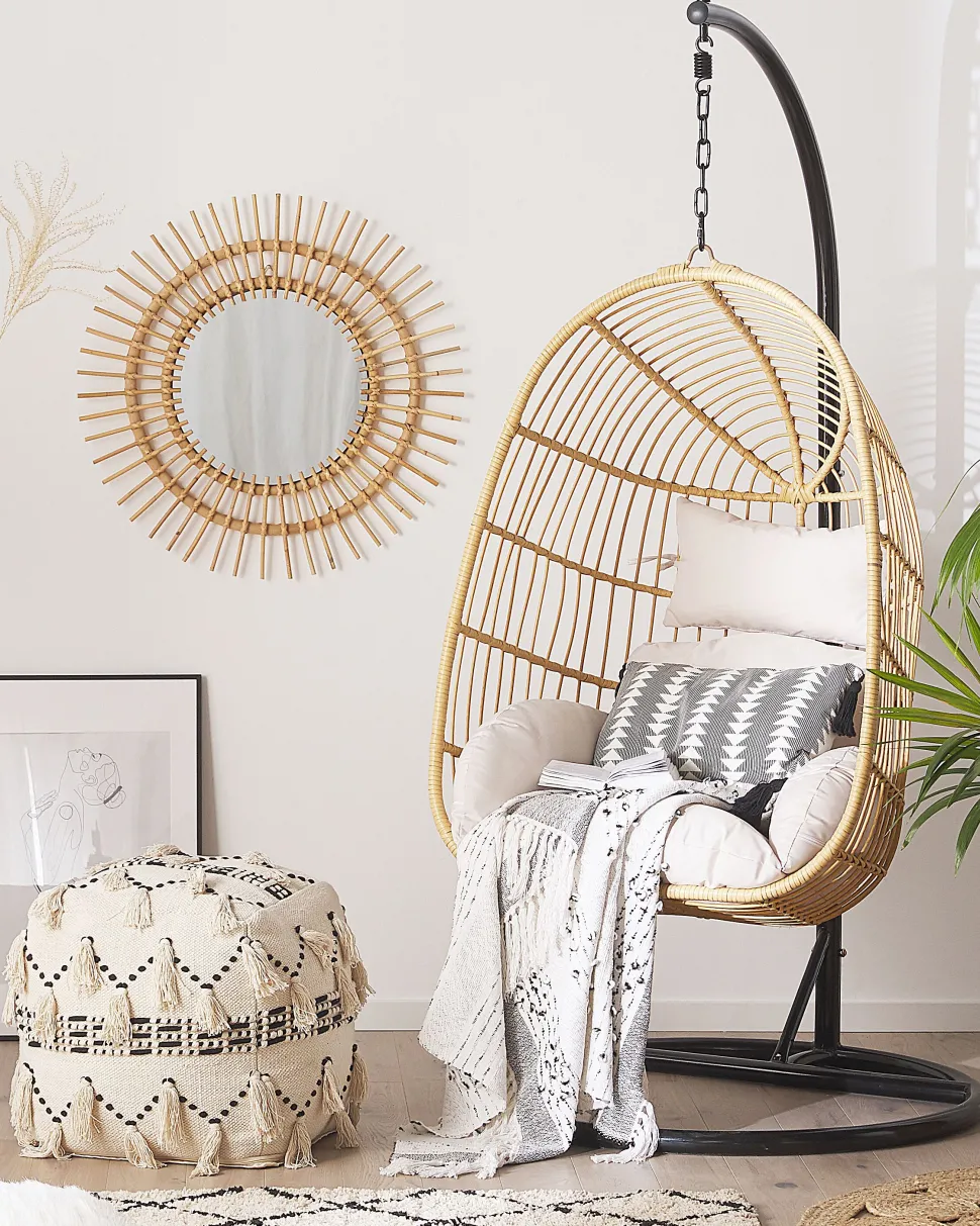 Hangesessel Mit Gestell O 97 Cm Rattan Naturlich Casoli