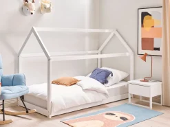 Hausbett Holz Weis 90 X 200 Cm Kinder Tosse