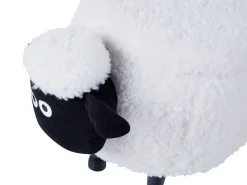Hocker Felloptik Mit Stauraum Weis Schafhocker Sheep