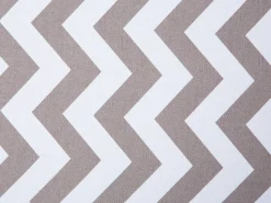 Hocker Mit Deckel Grau-Weis 35 Cm Tunica