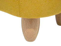 Hocker Polsterbezug Gelb Piggy
