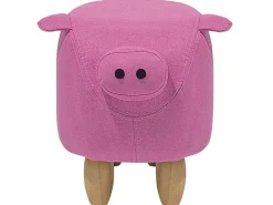 Hocker Polsterbezug Rosa Piggy