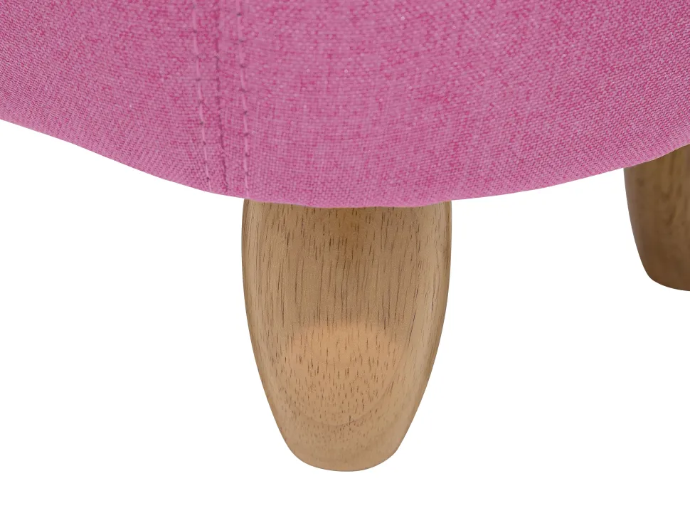 Hocker Polsterbezug Rosa Piggy