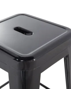 Hocker Schwarz Hohe 60 Cm 2Er Set Cabrillo