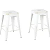 Hocker Weis-Gold Hohe 60 Cm 2Er Set Cabrillo