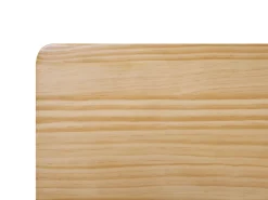 Holzbett Hellbraun Lattenrost 90 X 200 Cm Royan