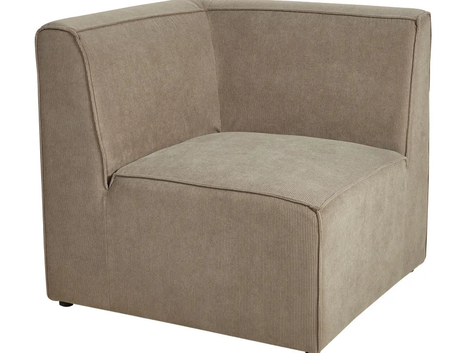 Jumbo Cord Corner Section Taupe Lemvig
