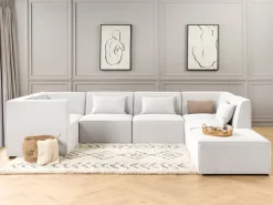 Jumbo Cord Corner Section Off White Lemvig