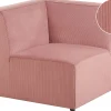 Jumbo Cord Corner Section Pink Lemvig