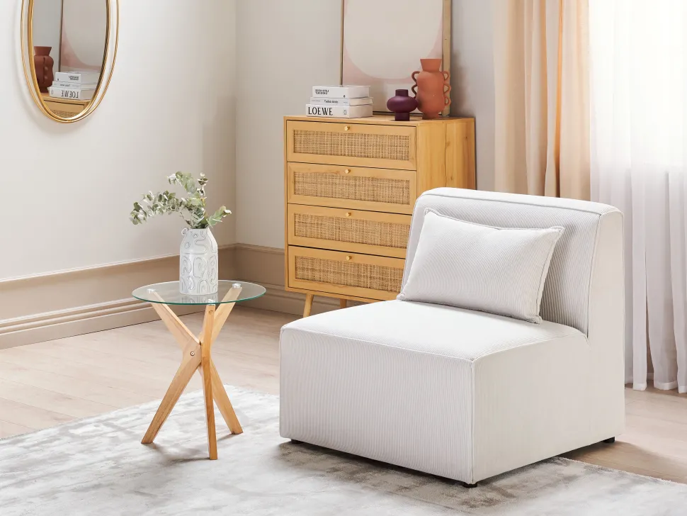 Jumbo Cord 1-Seat Section Off White Lemvig