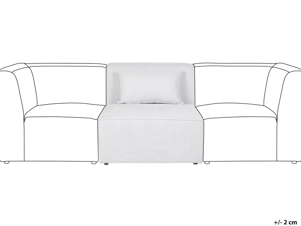 Jumbo Cord 1-Seat Section Off White Lemvig
