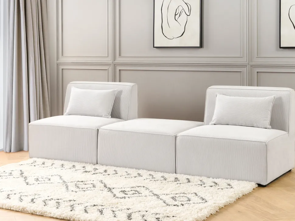 Jumbo Cord 1-Seat Section Off White Lemvig