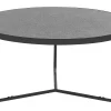 Kaffeetisch Grau / Schwarz 80 Cm Melody Gros
