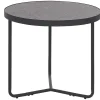 Kaffeetisch Grau / Schwarz 50 Cm Melody Klein