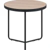 Kaffeetisch Heller Holzfarbton / Schwarz 50 Cm Melody Mittelgros