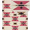 Kelim Teppich Baumwolle Mehrfarbig 200 X 300 Cm Geometrisches Muster Kurzflor Garni
