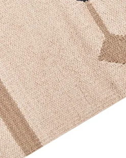 Kelim Teppich Baumwolle Mehrfarbig 200 X 300 Cm Geometrisches Muster Kurzflor Berdik