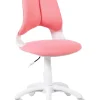 Kinderburostuhl Rosa / Weis Hohenverstellbar Marguerite