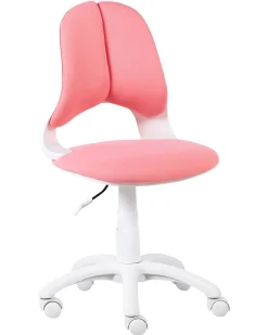 Kinderburostuhl Rosa / Weis Hohenverstellbar Marguerite