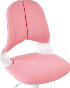 Kinderburostuhl Rosa / Weis Hohenverstellbar Marguerite