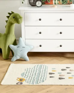 Kinderteppich Baumwolle Mehrfarbig 80 X 150 Cm Wolkenmotiv Blang
