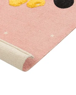 Kinderteppich Baumwolle Mehrfarbig 80 X 150 Cm Barenmotiv Tapak