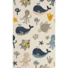Kinderteppich Baumwolle Mehrfarbig 80 X 150 Cm Tiermuster Porsea