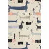 Kinderteppich Baumwolle Mehrfarbig 80 X 150 Cm Hund-Motiv Kurzflor Temiaj