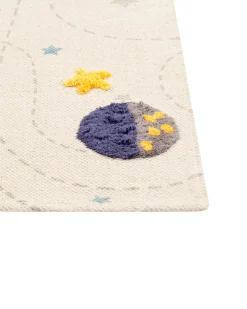Kinderteppich Baumwolle Mehrfarbig 80 X 150 Cm Planeten Langsa
