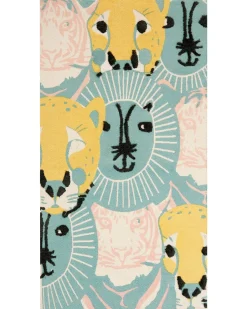 Kinderteppich Baumwolle Mehrfarbig 80 X 150 Cm Tiermotiv Tutut