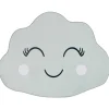 Kinderteppich Mintgrun 90 X 120 Cm Wolkenmotiv Kurzflor Cumulus