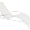 Klappbare Gartenliege Stahl Beige Gaeta