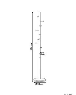 Kleiderstander Metall Gold 174 Cm Clovis