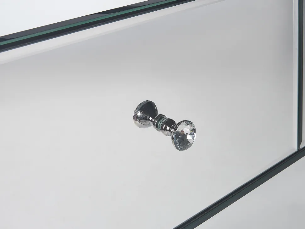 Kommode Silber Mit 4 Schubladen Verspiegelt Nesle